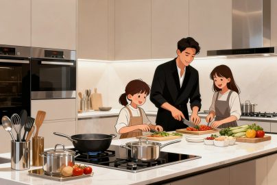 Rodzinne wspólne gotowanie