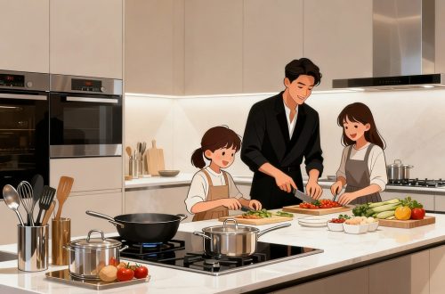 Rodzinne wspólne gotowanie